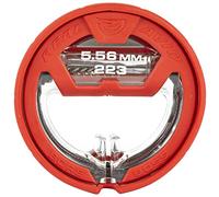 Real Avid 56mm, Bore Boss .223CAL/5,56 mm - Sistema di Pulizia Pulito e Tirante, Foro Unisex, Nero/Rosso, No Size