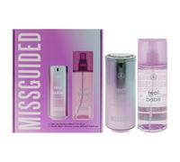 Real Babe by Missguided for Women - 2 pezzi regalo set 2,7oz EDP Spray, 7,4oz Body Mist