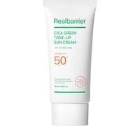 Real Barrier Cica Green Tone-Up, Crema solare idratante con effetto tonalizzante SPF 50+ PA++++