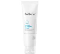 Real Barrier Cream Cleansing Foam 120ml, Schiuma detergente viso idratante delicata a base di amminoacidi senza solfati, detergente per la protezione della barriera cutanea con ceramide