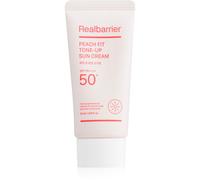 Real Barrier Peach Fit Tone-Up Sun Cream crema protettiva colorata viso SPF 50+ 50 ml