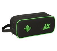 Real Betis Balompe - Scarpiera media, multiuso, portatodo, sport, estrazione, calcio, comodo e versatile, 34 x 14 x 15 cm