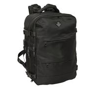 Real BETIS BALOMPIE - Zaino da viaggio in cabina per laptop da 15,6", ideale per giovani di diverse età, comodo e versatile, qualità e resistenza, 29 x 19 x 44 cm