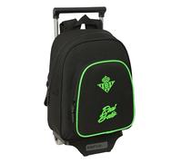 Safta Real Betis Balompie 10l Wheeled Backpack Nero Bambini