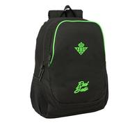 Real BETIS - Zaino scuola per bambini, ideale per bambini di diverse età, comodo e versatile, qualità e resistenza, 32 x 16 x 44 cm