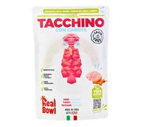 Real Bowl Dog All Breeds Grain Free 150 gr Tacchino - confezione da 14 pezzi - Cibo umido per cani - 1° ORDINE? scegli lo sconto BZR5 / BZR20 + 200 punti fedeltà
