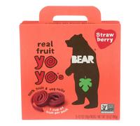 Real Fruit Yoyos Fragola 3,5 Oz (Confezione Da 6) Di Bear Yoyo