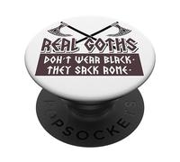 Real Goths Don't Wear Black They Sack Rome Storia PopSockets PopGrip Adesivo