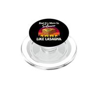 Real G's Move In Silence Come Lasagna Humor Citazione PopSockets PopGrip per MagSafe