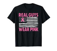 Real Guys Wear Pink Maglietta
