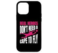 Real Heroes Don't Need A Cape To Fly Ragazza Portiere Custodia per iPhone 12 mini