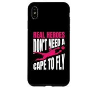 Real Heroes Don't Need A Cape To Fly Ragazza Portiere Custodia per iPhone XS Max