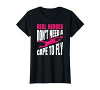 Real Heroes Don't Need A Cape To Fly Ragazza Portiere Maglietta