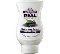 Reàl Infused Exotics, Blackberry, 500 ml, Sciroppo di More, Vegano, Squeeze Bottle, Ideale per Cocktail, Frullati, Topping e Dessert