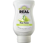 Reàl Infused Exotics, Juicy Pear, 500 ml, Sciroppo di Pere Bartlett, Green D’Anjou e Bosc, Vegano e Gluten Free, Squeeze Bottle, Ideale per Cocktail, Mocktail, Dolci, Pancake e Caffè