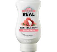 Reàl Infused Exotics, Lychee, 500 ml, Sciroppo di Lychee Sudafricano, Vegano, Squeeze Bottle, Ideale per Cocktail, Mix Tropicali, Dessert e Bevande