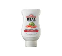 Reàl Infused Exotics, Watermelon, 500 ml, Sciroppo di Anguria Sentinel Washington, Vegano e Gluten Free, Squeeze Bottle, Ideale per Cocktail, Bevande Fresche, Dessert e Piatti Estivi