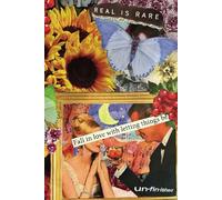 Real is Rare: Collage-art themed notebook, 120 pages, ideal for journaling, school, work, or a gift.