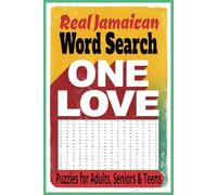 Real Jamaican Word Search Puzzle Book: Word Searches with Easy to Read Print about Jamaica, Jamaican Culture, Real Jamaican words and more | 6x9 ... Gift for Vacations, Holidays and Free Times.