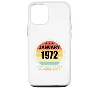 Real Legends Nato Nel Gennaio 1972 Retro Compleanno Custodia per iPhone 12/12 Pro