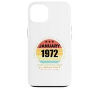 Real Legends Nato Nel Gennaio 1972 Retro Compleanno Custodia per iPhone 13