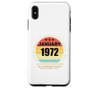 Real Legends Nato Nel Gennaio 1972 Retro Compleanno Custodia per iPhone XS Max