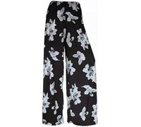 REAL LIFE FASHION LTD Pantaloni da donna a palazzo a gamba larga con stampa cachemire in vita elasticizzata ampia loungewear vestibilità ampia pantaloni stampati casual abbigliamento estivo per feste