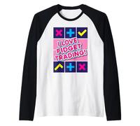 Real Life I Love Fidget Trading Trade DIY Coppie Costume Maglia con Maniche Raglan