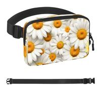 Real Little Daisy Marsupio per donne e uomini, borsa a tracolla con tasche con cerniera, marsupio impermeabile con cinturino regolabile per allenamento, corsa, viaggi, escursionismo, multicolore,