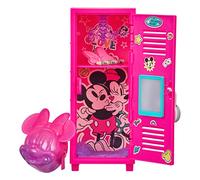 Real Littles Disney-Armadietto Minnie Mouse e Zaino Esclusivo. Personalizza Il Tuo Locker con 10 sorprese, Colore Rosa, S, 25383