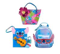 REAL LITTLES Disney Lilo & Stitch - Confezione da 3 pezzi, include micro zaino, borsa e diario, con 15 micro sorprese all'interno