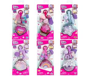 REAL LITTLES Keychain, Tiny Tins with 4 Charms, Real Working Stationery, 6 to Co