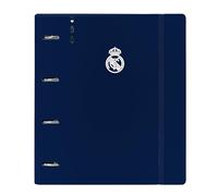 Ring Binder Real Madrid C.F. White Grey 27 X 32 X 4 Cm NUOVO