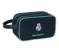 REAL MADRID 2° KIT 25/26 - Trousse da toilette grande per la scuola dei bambini, Trousse da toilette per bambini, Adattabile al trolley, 26x12,5x15 cm