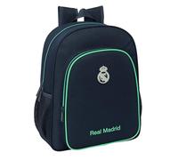 Real Madrid 2° Team 25/26 zaino scuola per bambini, zaino per bambini, adattabile al passeggino, ideale per bambini in età scolare, comodo e versatile, qualità e resistenza, 32 x 12 x 38 cm