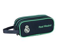 Real Madrid 2a attrezzatura 25/26 - Astuccio triplo cerniera, per bambini, ideale per bambini dai 5 ai 14 anni, comodo e versatile, qualità e resistenza, 21 x 7 x 8,5 cm