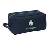 Real Madrid 2a squadre 25/26 - Scarpiera media, multiuso, portatile, sportiva, estrattore, calcio, comodo e versatile, 34 x 18 x 15 cm