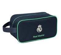 Real Madrid 2a squadre 25/26 - Scarpiera media, multiuso, portatile, sportiva, estrattori, calcio, comodo e versatile, 29 x 14 x 15 cm
