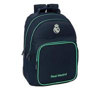 Real Madrid 2a squadre 25/26 - Zaino scuola per bambini, ideale per bambini di diverse età, comodo e versatile, qualità e resistenza, 32 x 15 x 42 cm