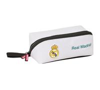 Real Madrid Attrezzatura 26/27 - Astuccio quadrato grande, astuccio per bambini, ideale per bambini in età scolastica, comodo e versatile, qualità e resistenza, 22 x 10 x 10 cm