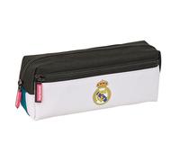 Real Madrid Attrezzatura 26/27 - Astuccio triplo piccolo, ideale per bambini in età scolastica, comodo e versatile, qualità e resistenza, 22 x 6 x 8,5 cm