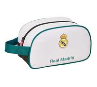 Real Madrid Attrezzature 26/27 - Borsa scuola per bambini media con manico, borsa per bambini, adattabile al carrello, facile da pulire, comoda e versatile, qualità e resistenza, 26 x 12 x 15 cm