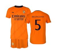 Real Madrid Bellingham Divisa da Trasferta per Bambini - Taglia 128/8 Anni - Stagione 2024/2025 - Jude Bellingham Divisa da Trasferta per Bambini - Kit Ufficiale per i Tifosi