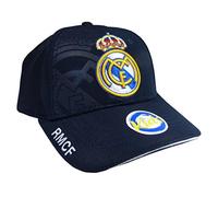 Real Madrid Berretto n. 45 con licenza ufficiale - colore nero - taglia bambino, Nero , S