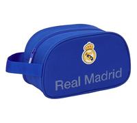 Real Madrid, borsa da scuola per bambini media, con manico, borsa per bambini, adattabile al carrello, facile da pulire, comoda e versatile, qualità e resistenza, 26 x 12 x 15 cm