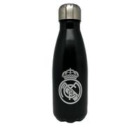 CYP Brands Real Madrid - Borraccia in acciaio, borraccia, borraccia, chiusura ermetica, 550 ml, colore nero, prodotto ufficiale