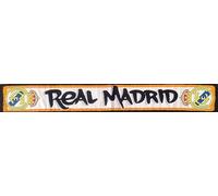 Real Madrid BUFANDA TELAR GRAFITI NARANJA - 20 X 70 CM - PRODUCTO OFICIAL RMCF