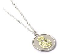 Real Madrid Cf Argento Finitura Collana,Compleanno,Regalo,Prodotto Ufficiale