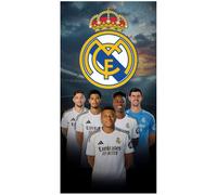 Real Madrid CF Asciugamano In Pile Smerigliato, Compleanno, Regalo Ufficiale