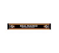 Real Madrid Sciarpa CF Best Club of The World, Nero/Bianco, taglia unica